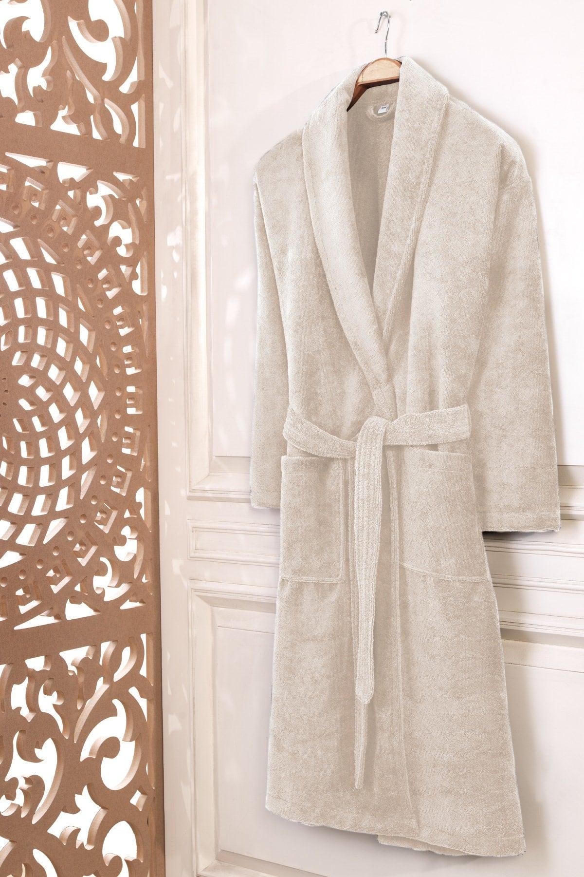 Mayer Velvet Bathrobe Cream - Swordslife