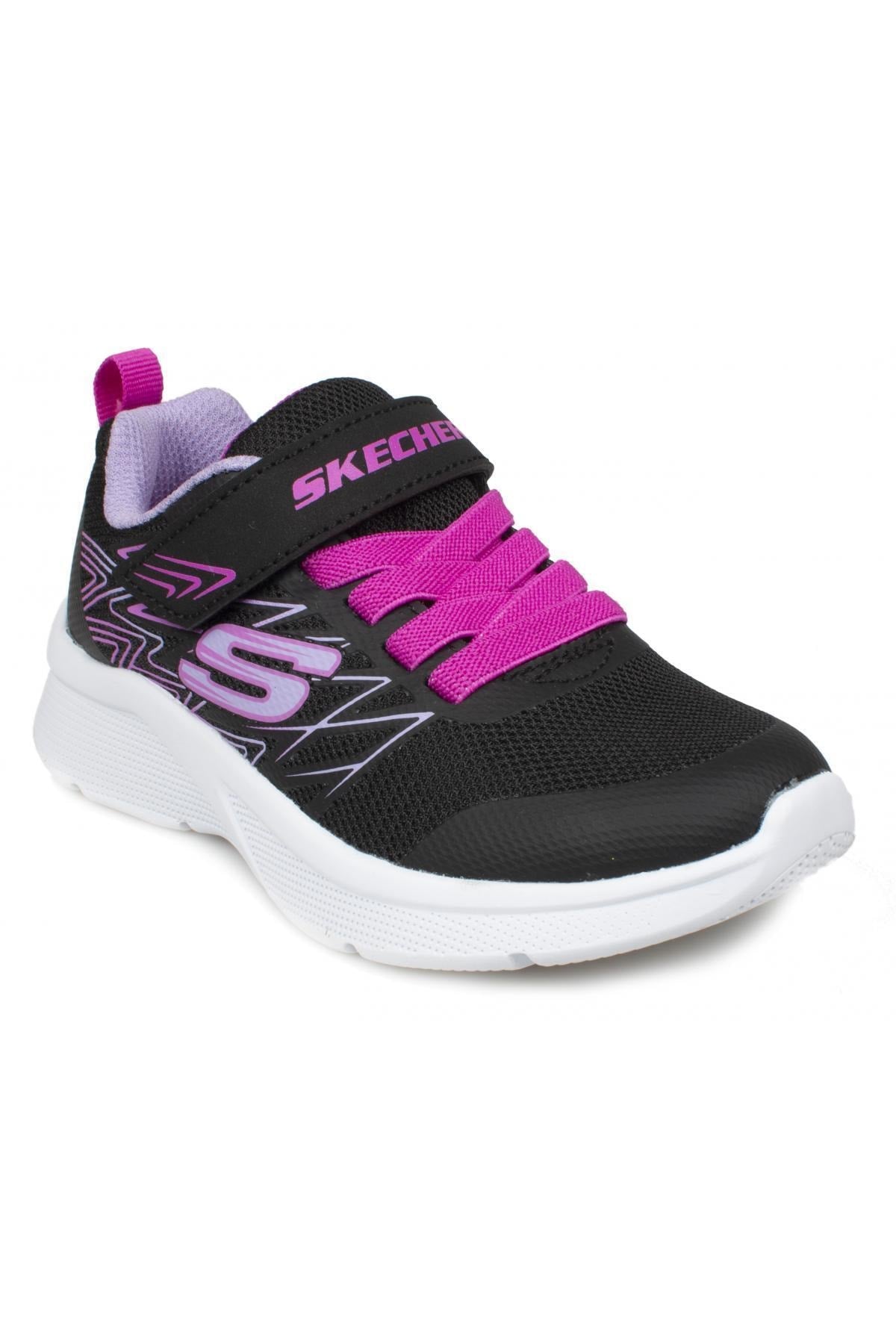 MICROSPEC - BOLD DELİGHT Big Girl's Black Sneakers - 302468L BLK