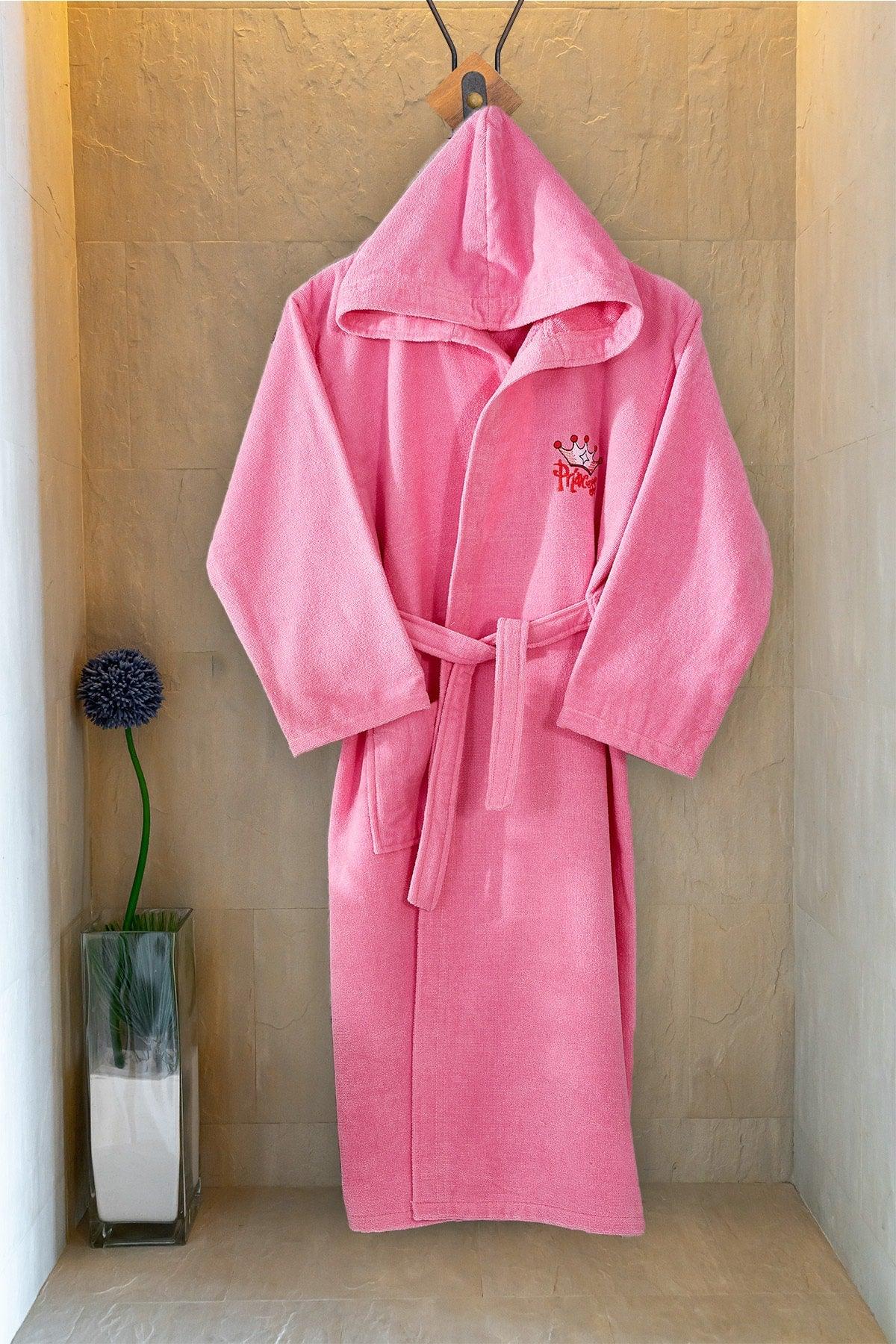 100% Cotton Teen Robe Pink - Swordslife