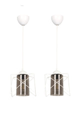 2 Pieces Modes Single White-smoked Acrylic