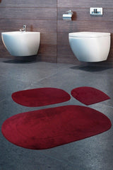 Rixos Plum 3 Pcs Bathroom Carpet Mat Set Non-Slip Toilet Seat Set - Swordslife