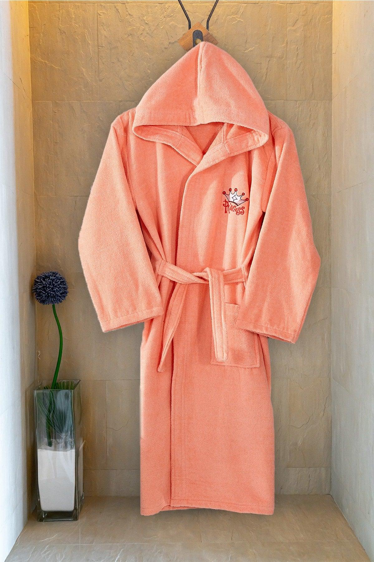 100% Cotton Teen Robe Salmon - Swordslife