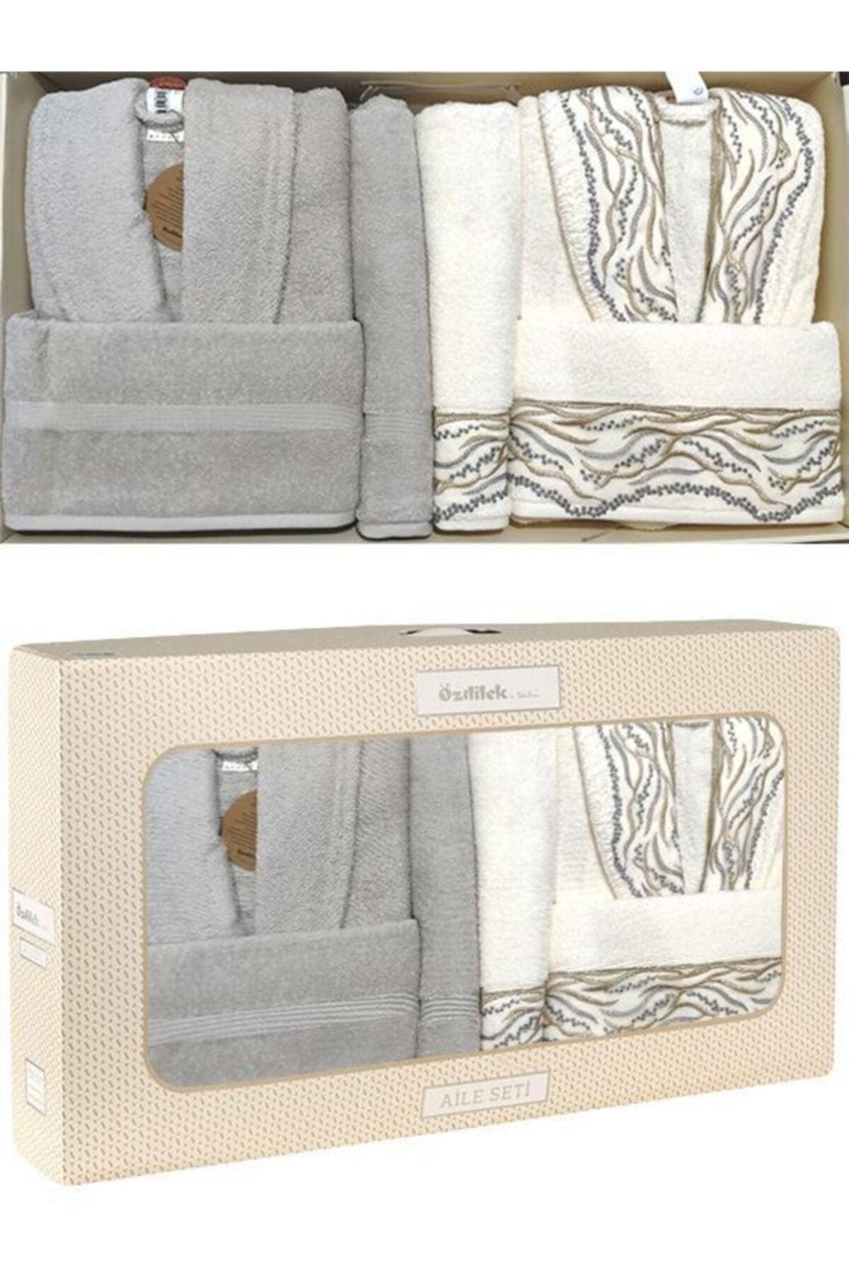 Bathrobe Set Elegant Family Set Double - Swordslife