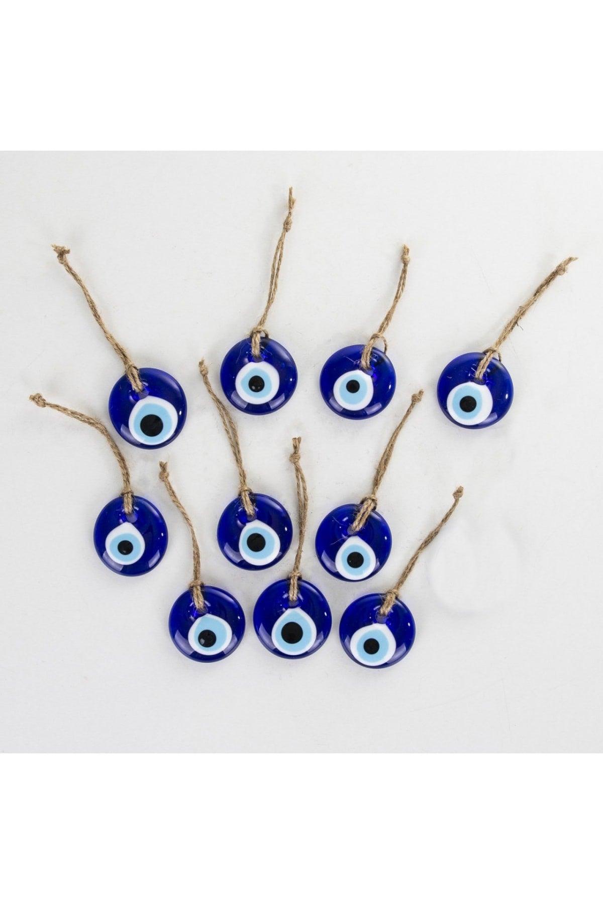 10 Pieces Glass Evil Eye Beads 4 Cm - Swordslife