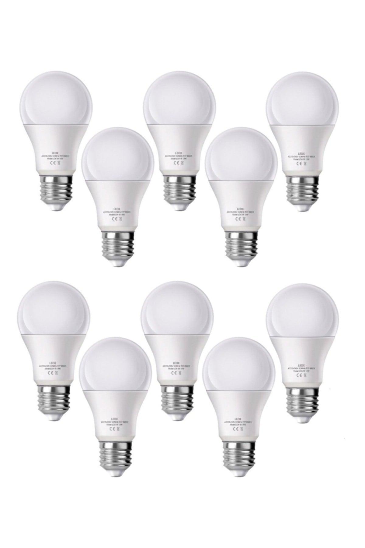 10 Pcs 12w Led Bulbs White Color 1080 Lumens