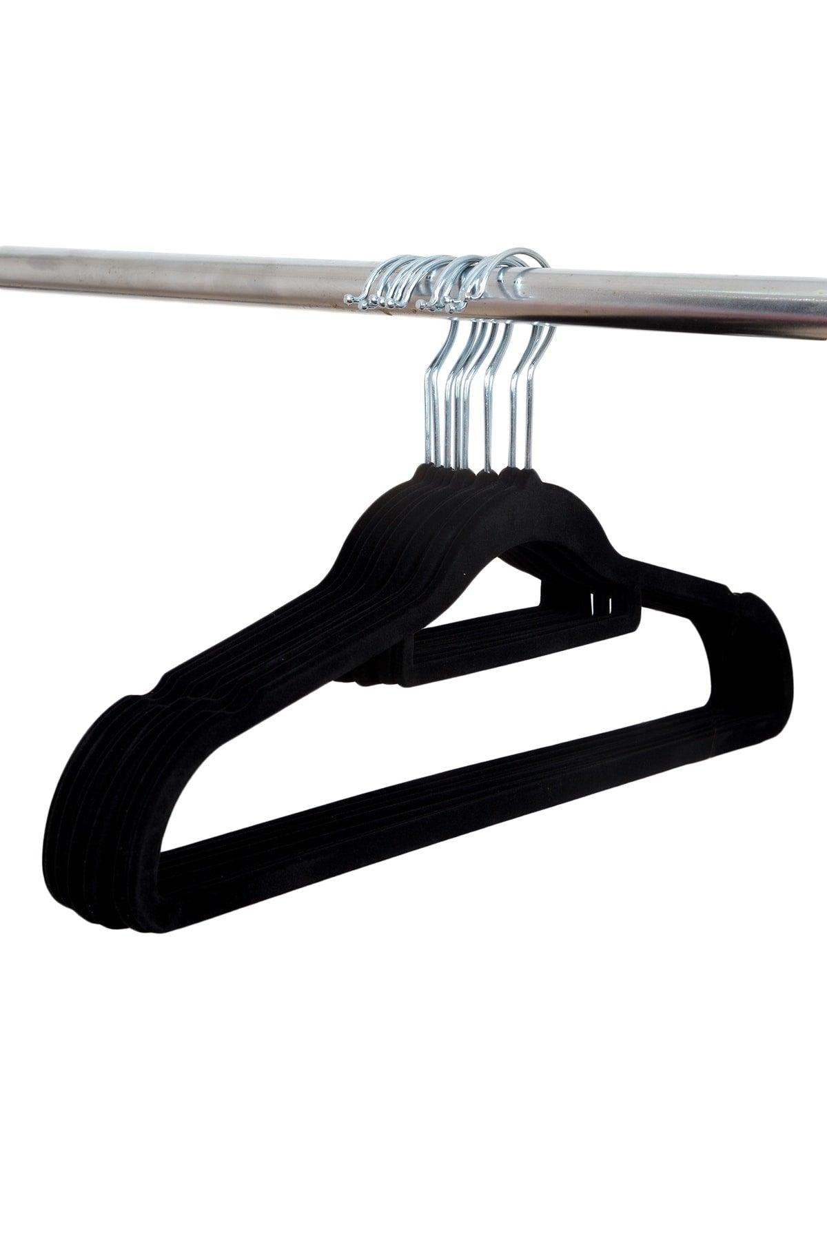 10 Pcs Premium Velvet Hanger Trouser Hanger Clothes Hanger Hanger High Quality Velvet Clothes Hanger - Swordslife