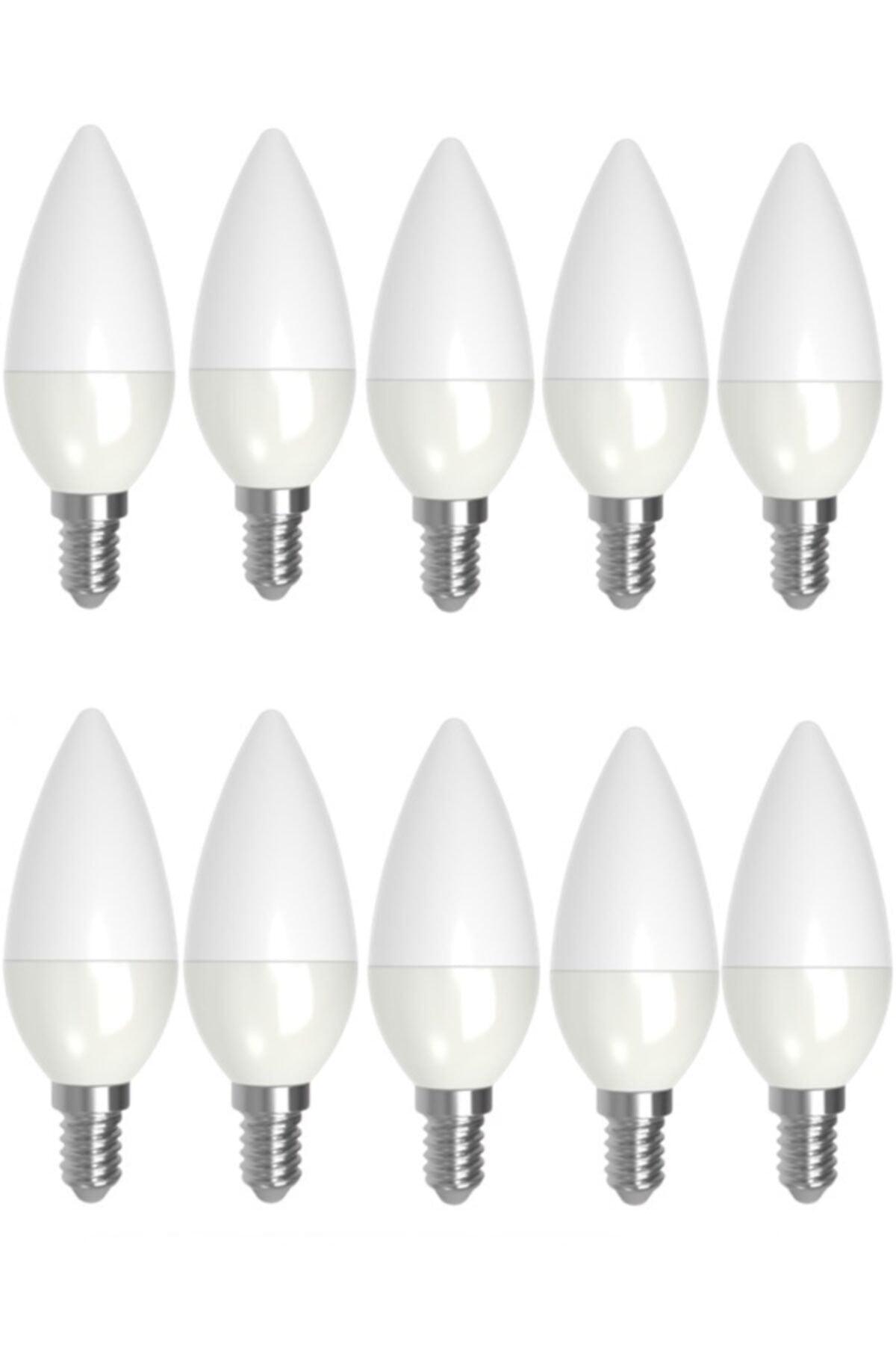 10 Pcs 8w Led Candle Bulb Chandelier Bulb Spark Plug
