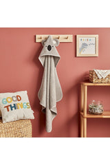 100% Cotton Koala Swaddle Towel Gray (75x75 Cm) - Swordslife