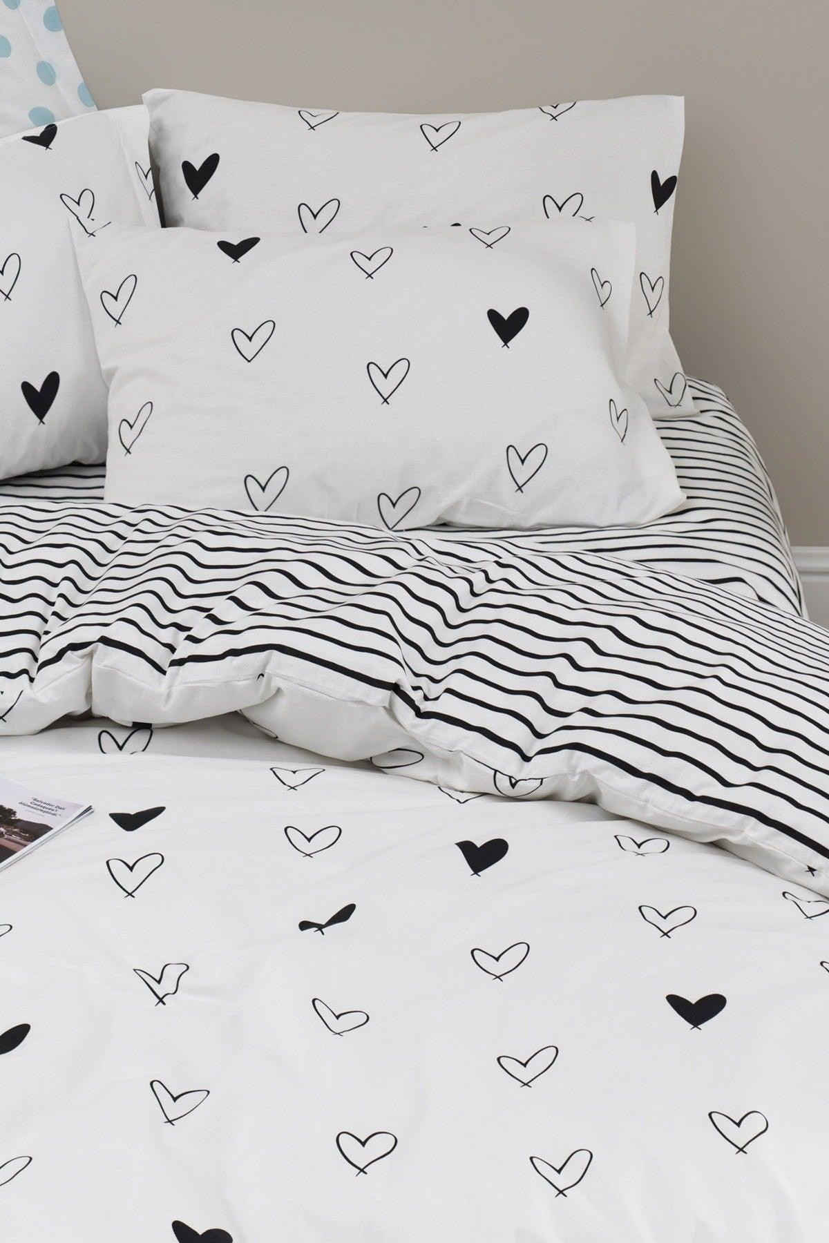 100% Natural Cotton Double Duvet Cover Set