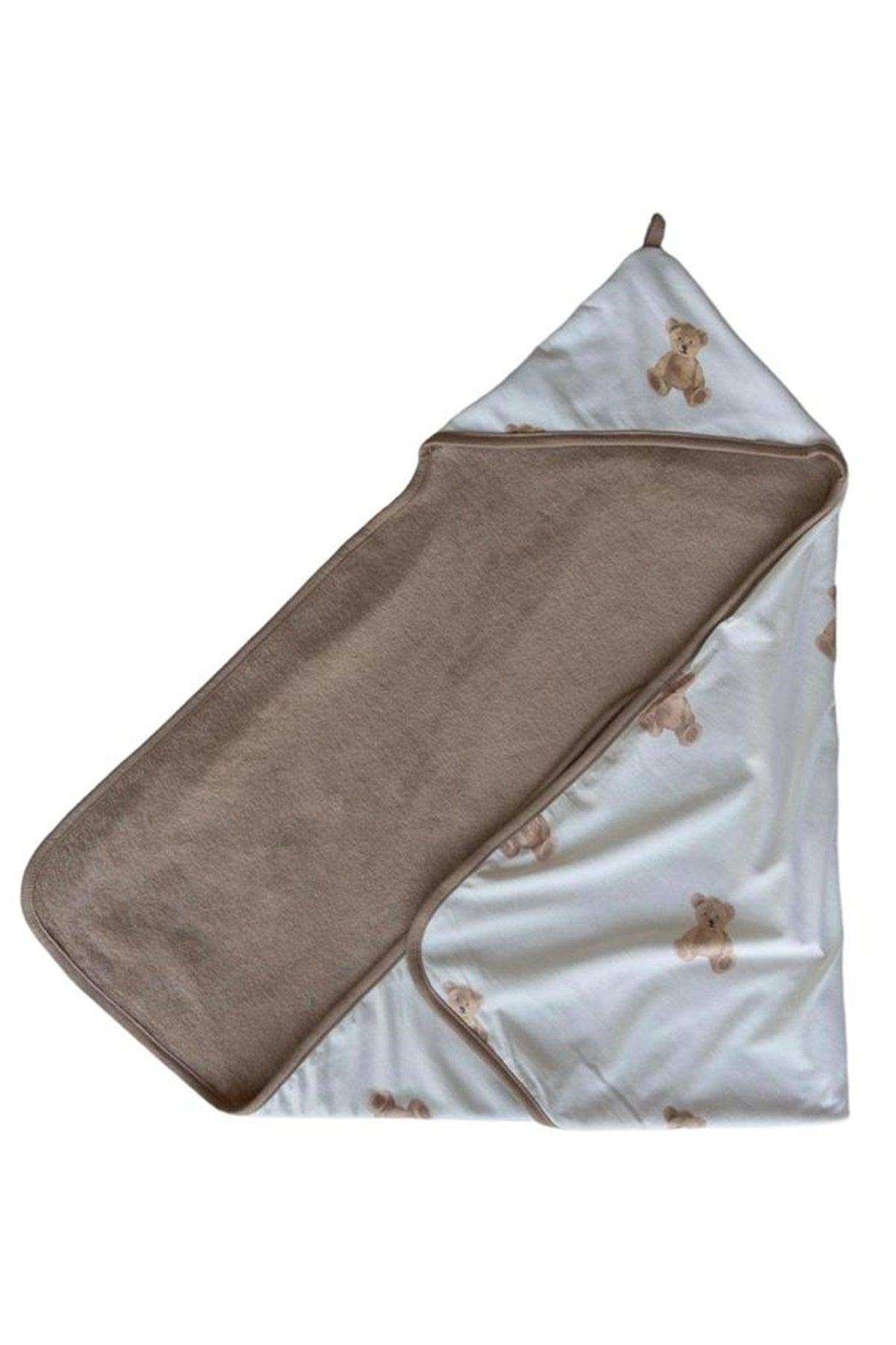 100% Organic Cotton Bear Pattern Baby Towel Swaddle - Swordslife