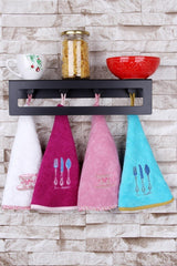 100% Cotton 4-pack Mixed Colors Kitchen Towel - Swordslife