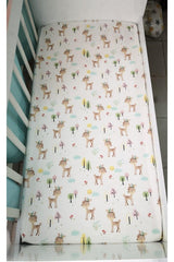 100% Cotton Baby Kids Elastic Bed Sheet 120x200 (2 Pieces) Roe And Nature - Swordslife