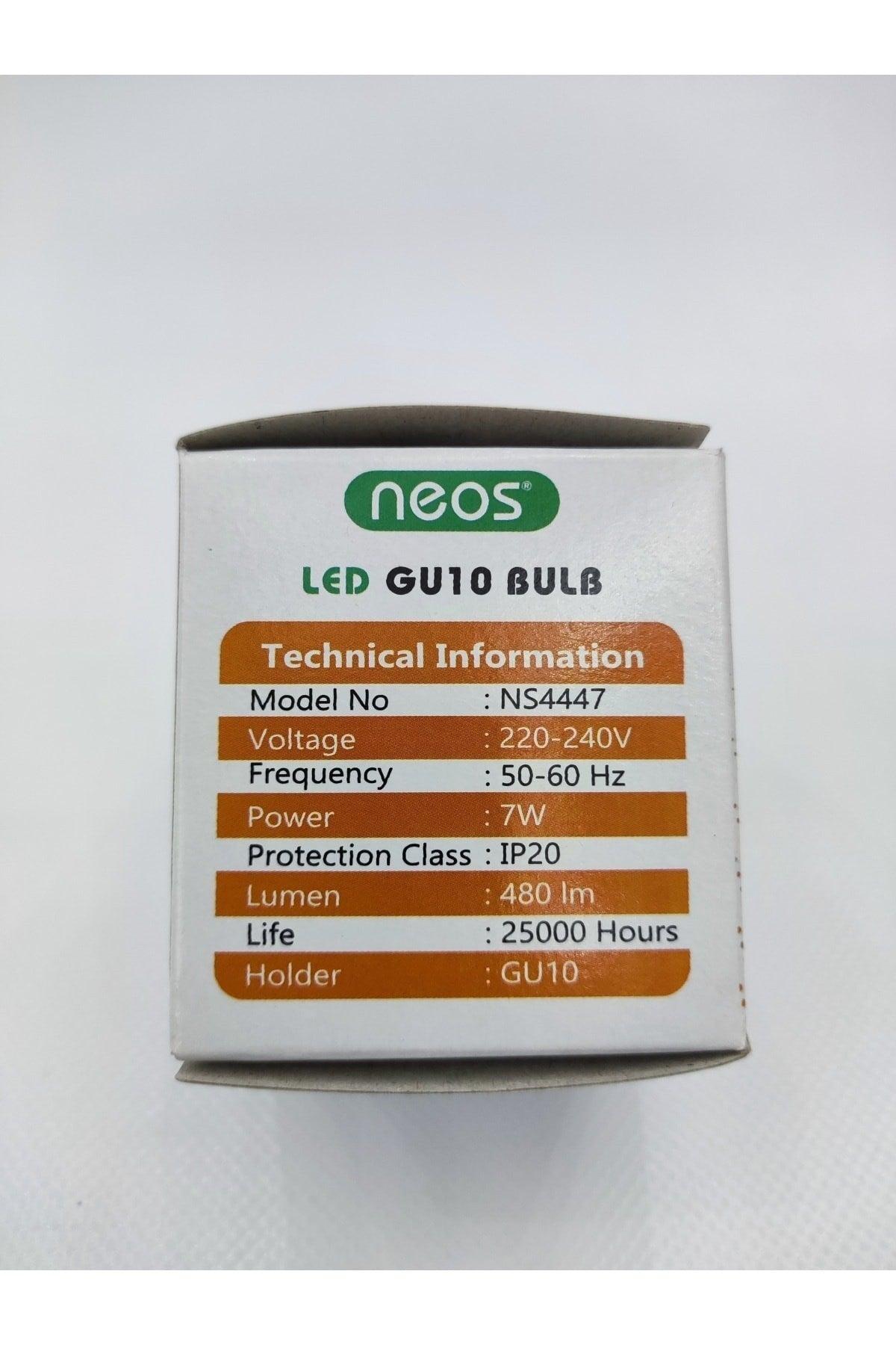 100 Pcs Gu10 Led Bulb 7w 3200k Daylight