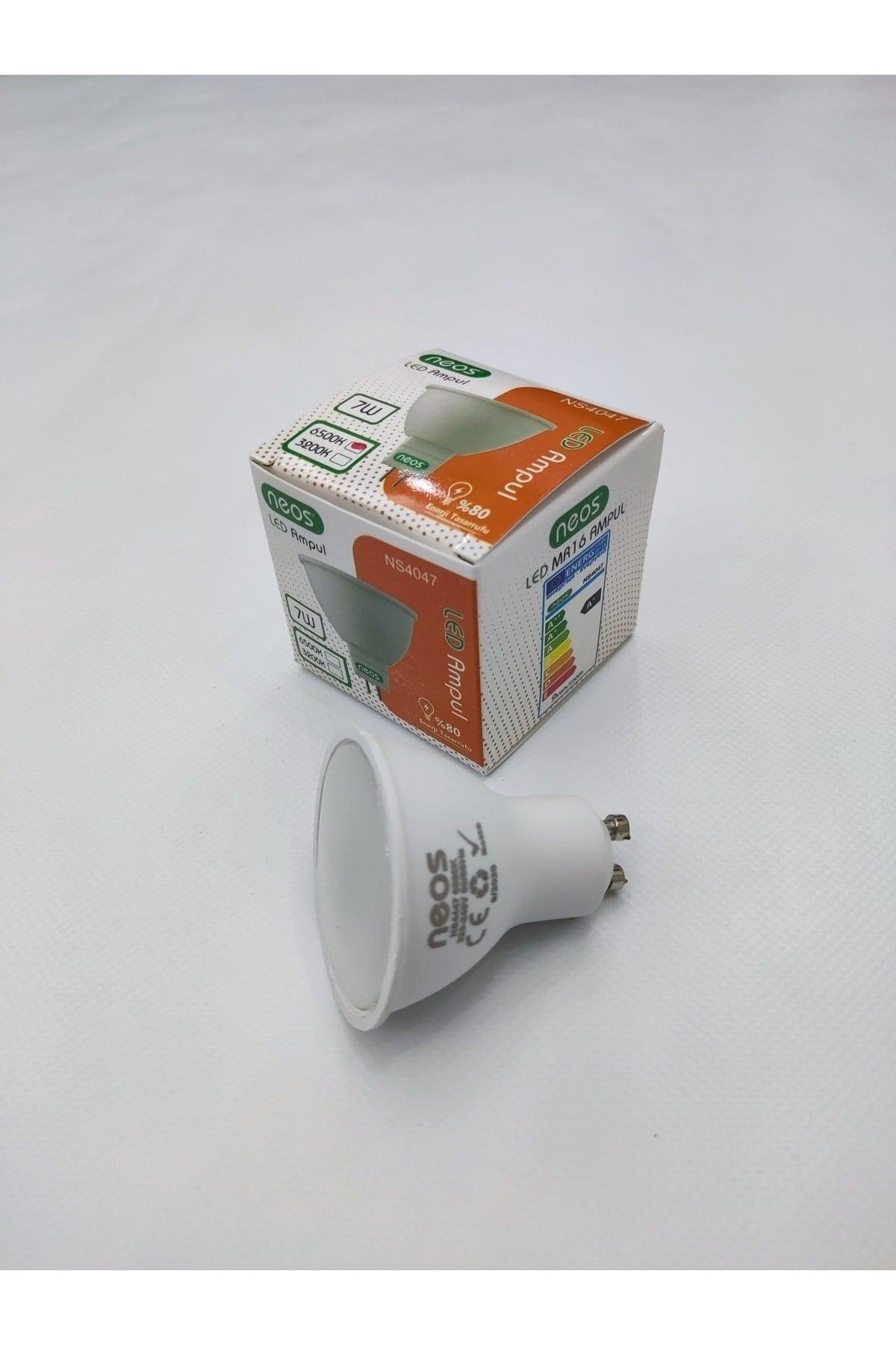 100 Pcs Gu10 Led Bulb 7w 6500k White Light