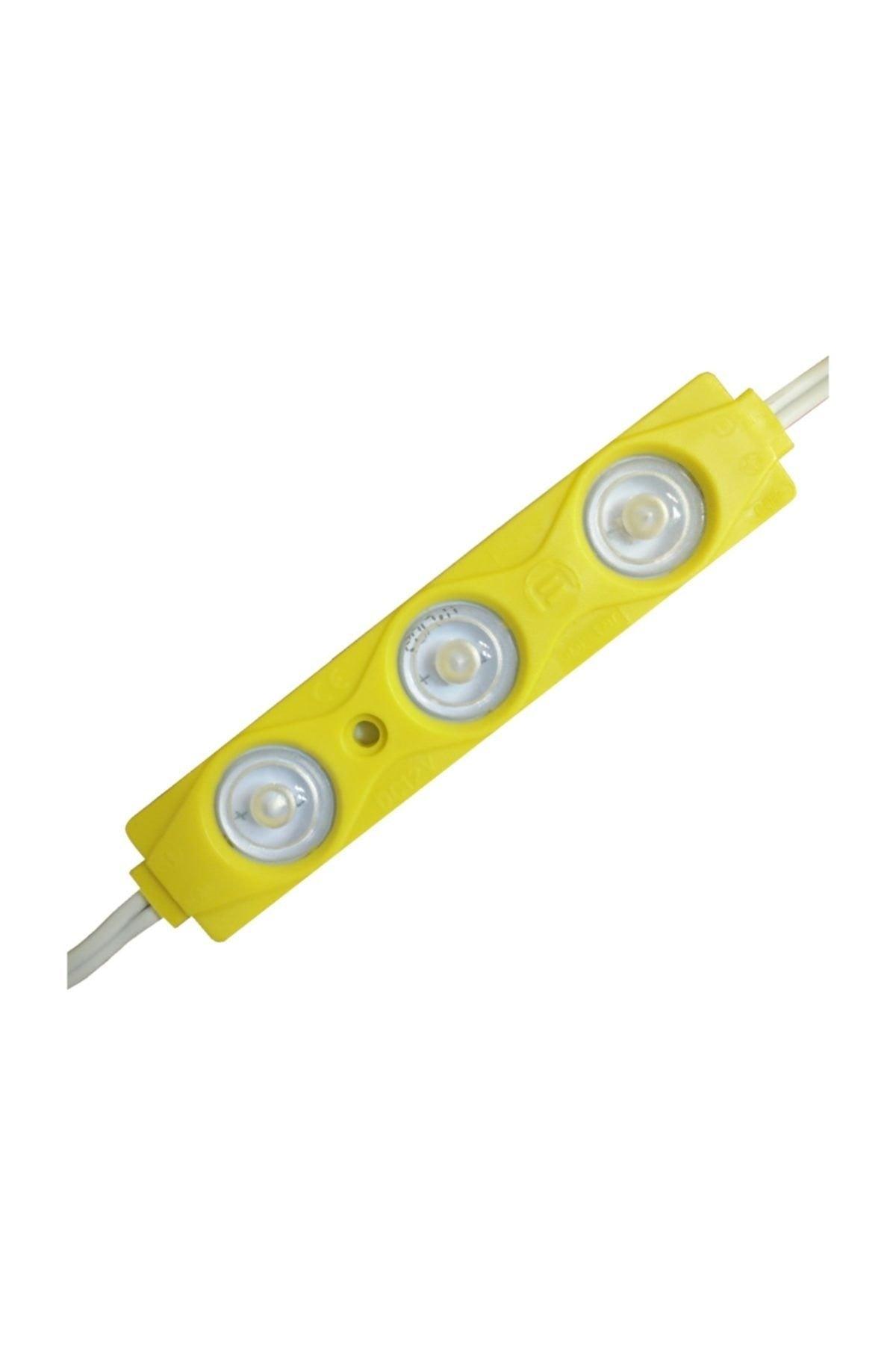 100 Pieces Lens Module Led 1.5 Watt Yellow