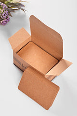 100 Pieces 8x5 Cm Kraft Unprinted Cards -