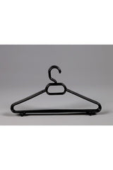 12 Pieces Black Plastic Clothes Hanger - Swordslife