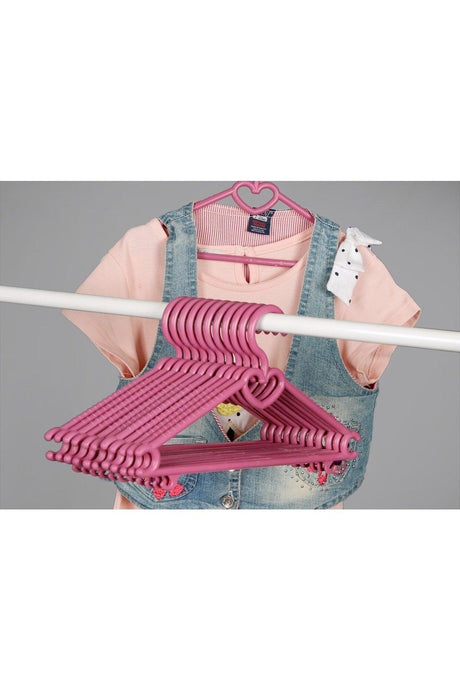 12 Pcs Pink Color Baby Clothes Hanger Baby