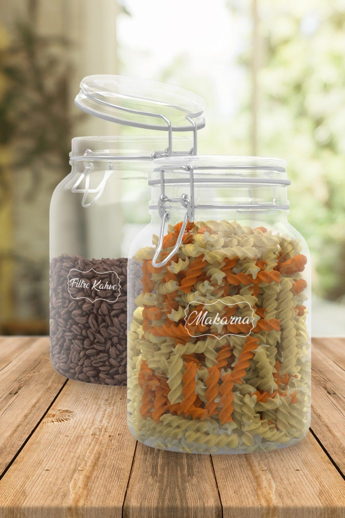 120 Pieces Transparent White Printed Spices