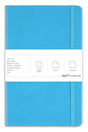 13x21 Elastic Notebook Dotted Turquoise