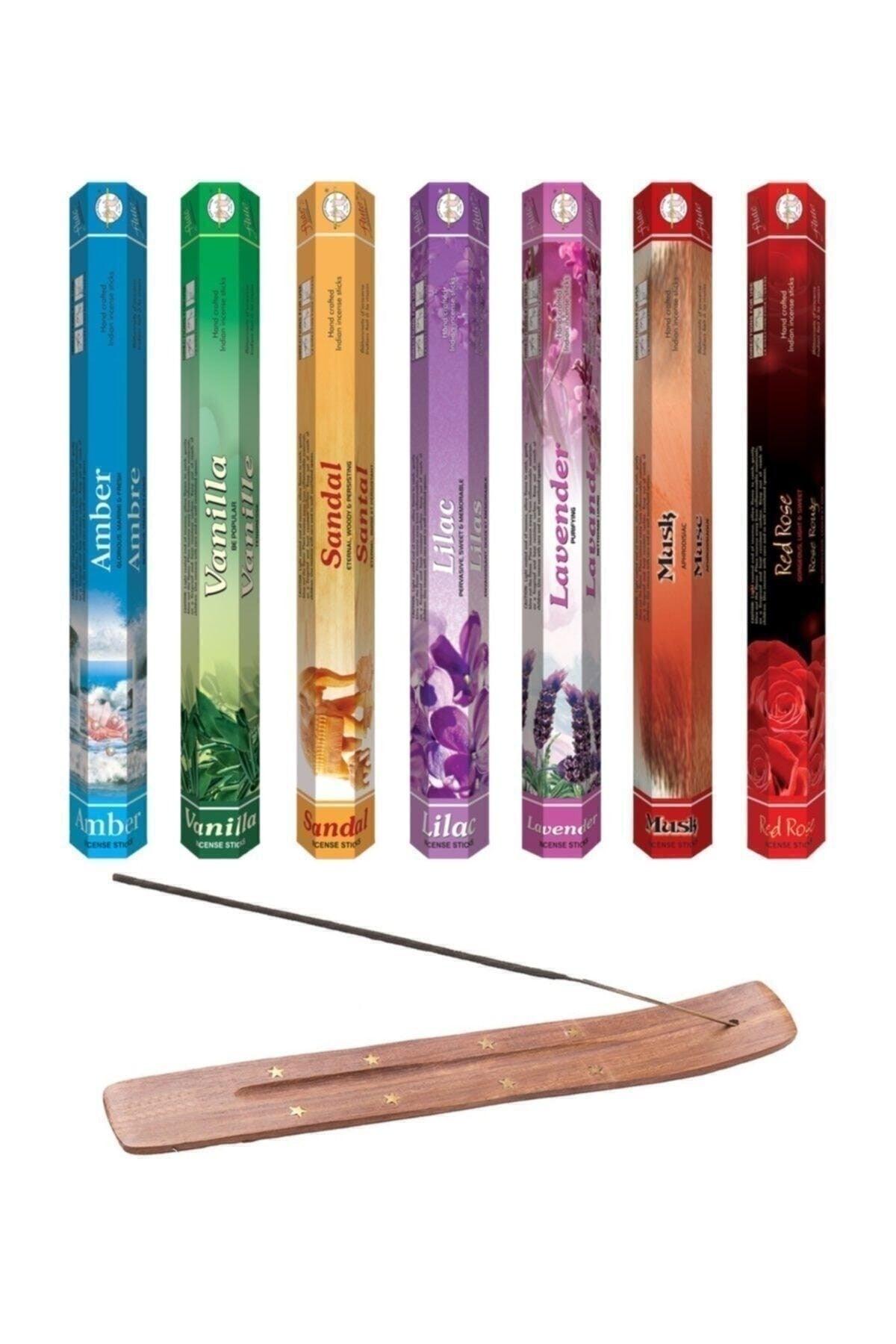 140 Pieces Incense 7 Different Aroma Incense Boat