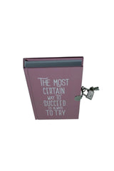 144 Leaf Lined Diary Locked Notebook