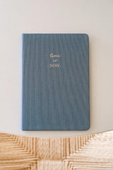 14x20 Hard Cover Notebook Dotted Blue