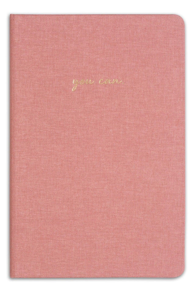 14x20 Hard Cover Notebook Dotted Pink