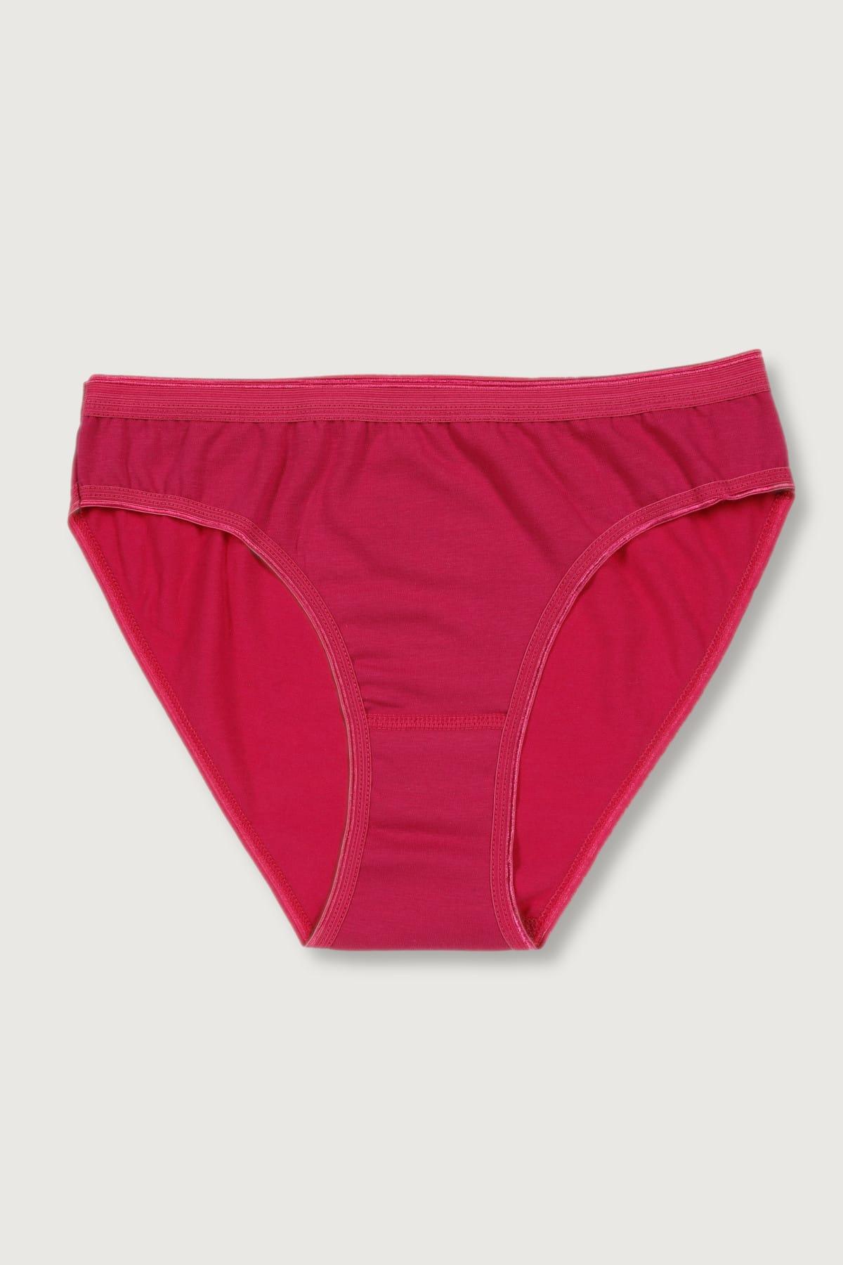 Women's Pink 6-Pack Bikini Panties ELF568T0635CCM6 - Swordslife