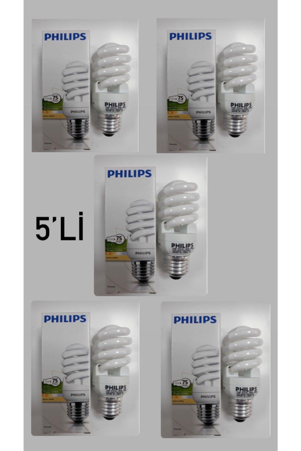 15w/75w Yellow Light Saving Bulb 5 Pack