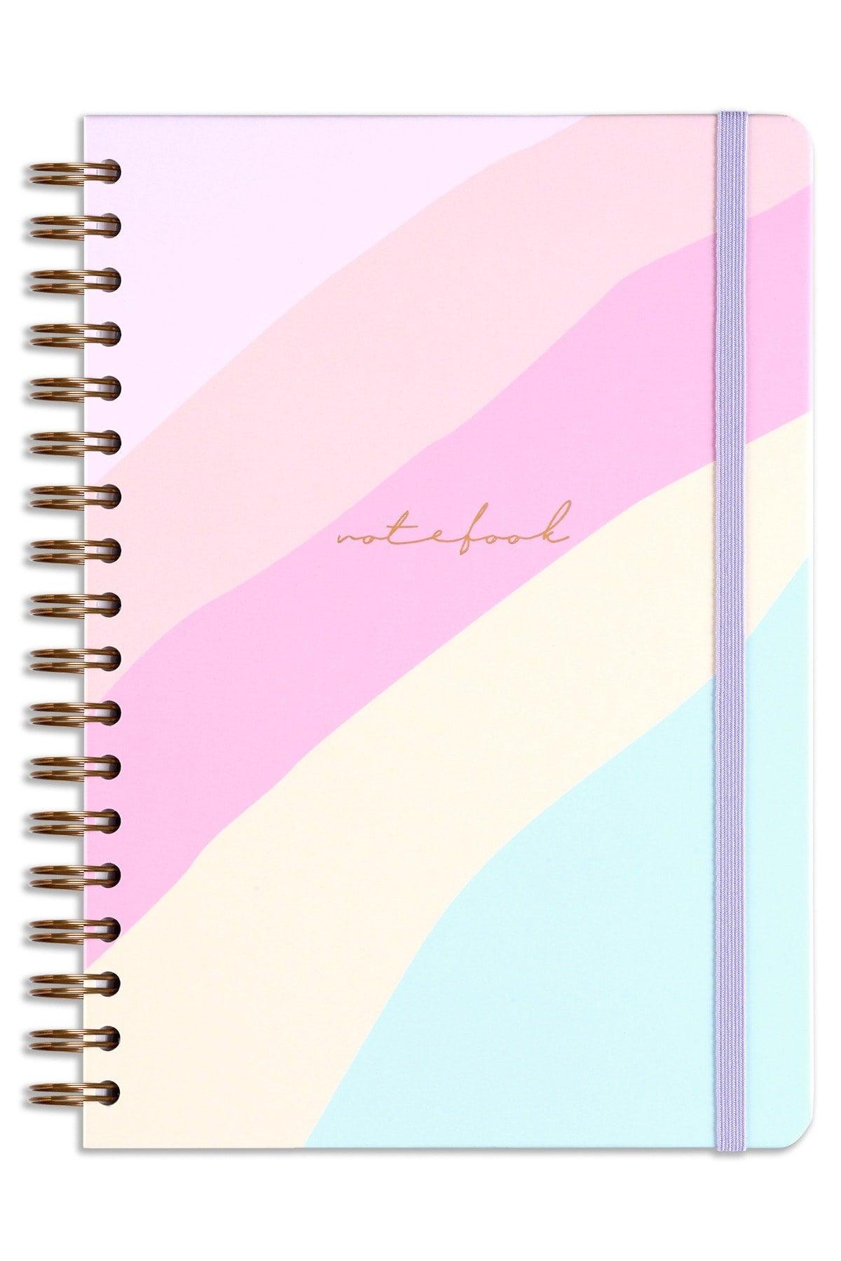 17x24 Cm Elastic Spiral Hard Cover Note