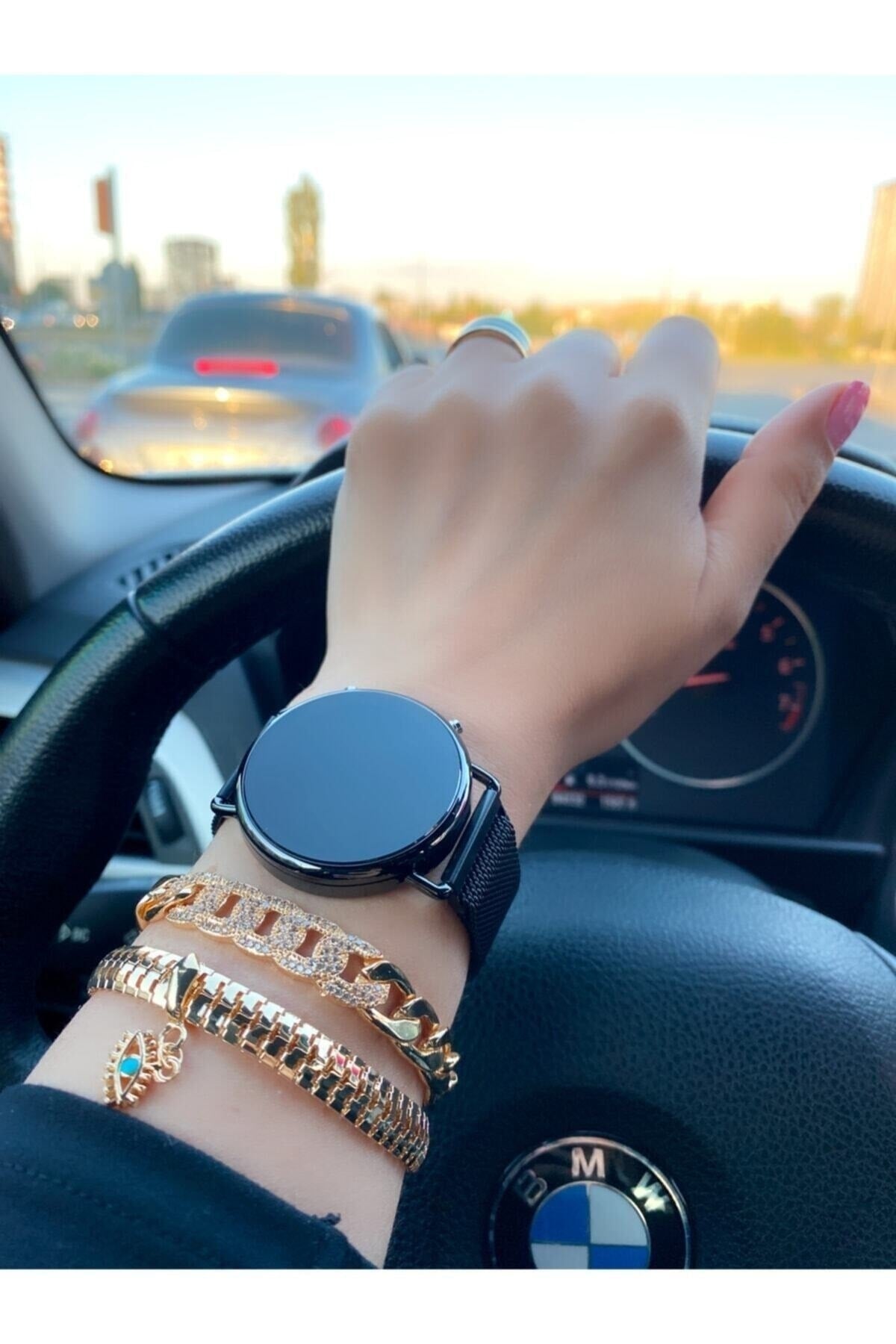 Unisex Steel Digital Wristwatch