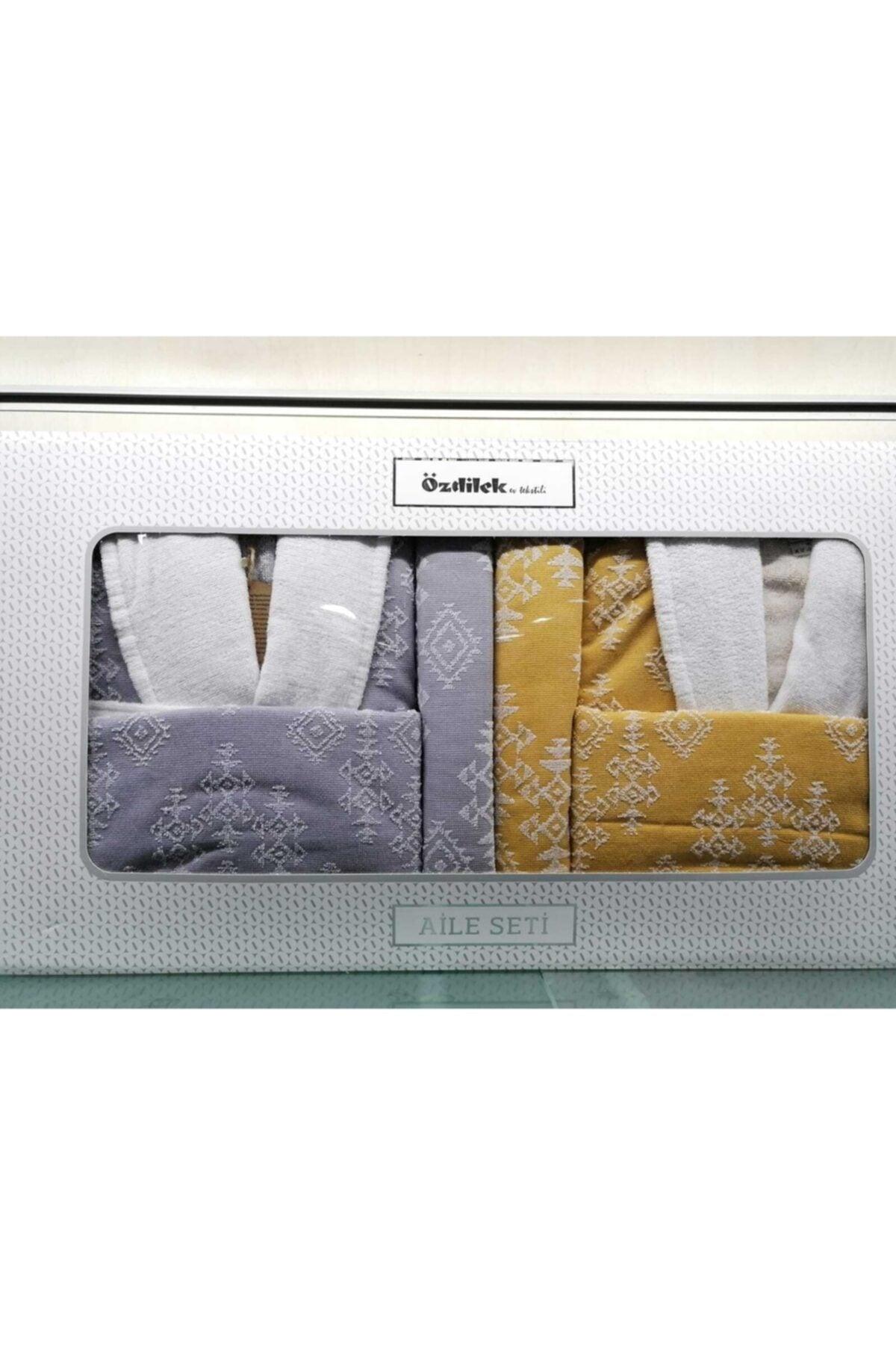 Valley Family Bathrobe Set Mustard (m) - Gray (l) - Swordslife