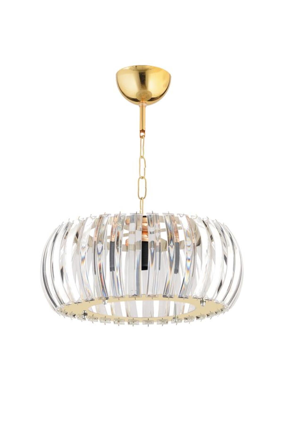 Venus Gold 25 Cm Crystal Stone Chandelier