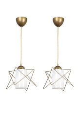 2 Pieces Modes Single Antique-white Acrylic