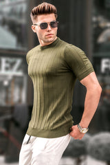 Men's Khaki T-Shirt 5684