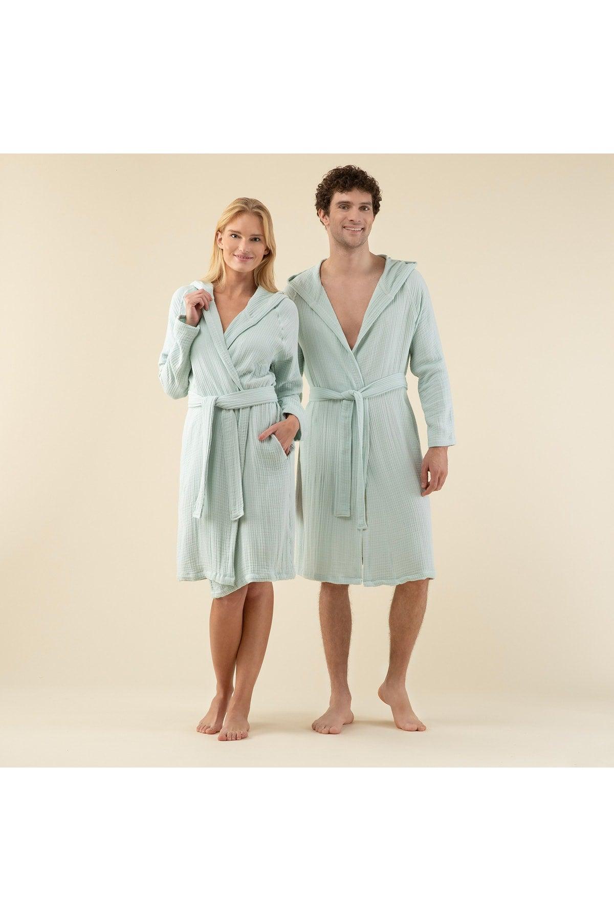 Armin Unisex Bathrobe Water Green - Swordslife