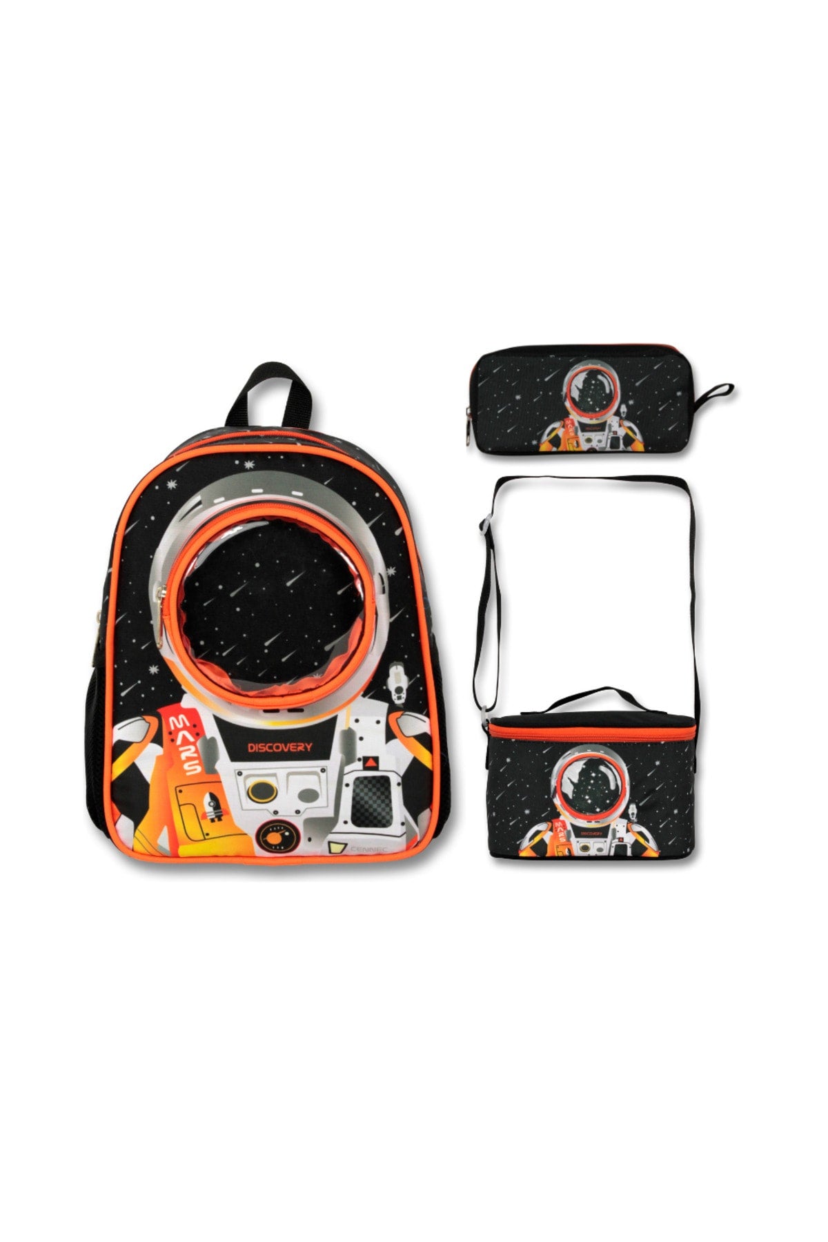 -Umit Bag Astronaut Kindergarten Bag Lunch And Pencil Bag Set