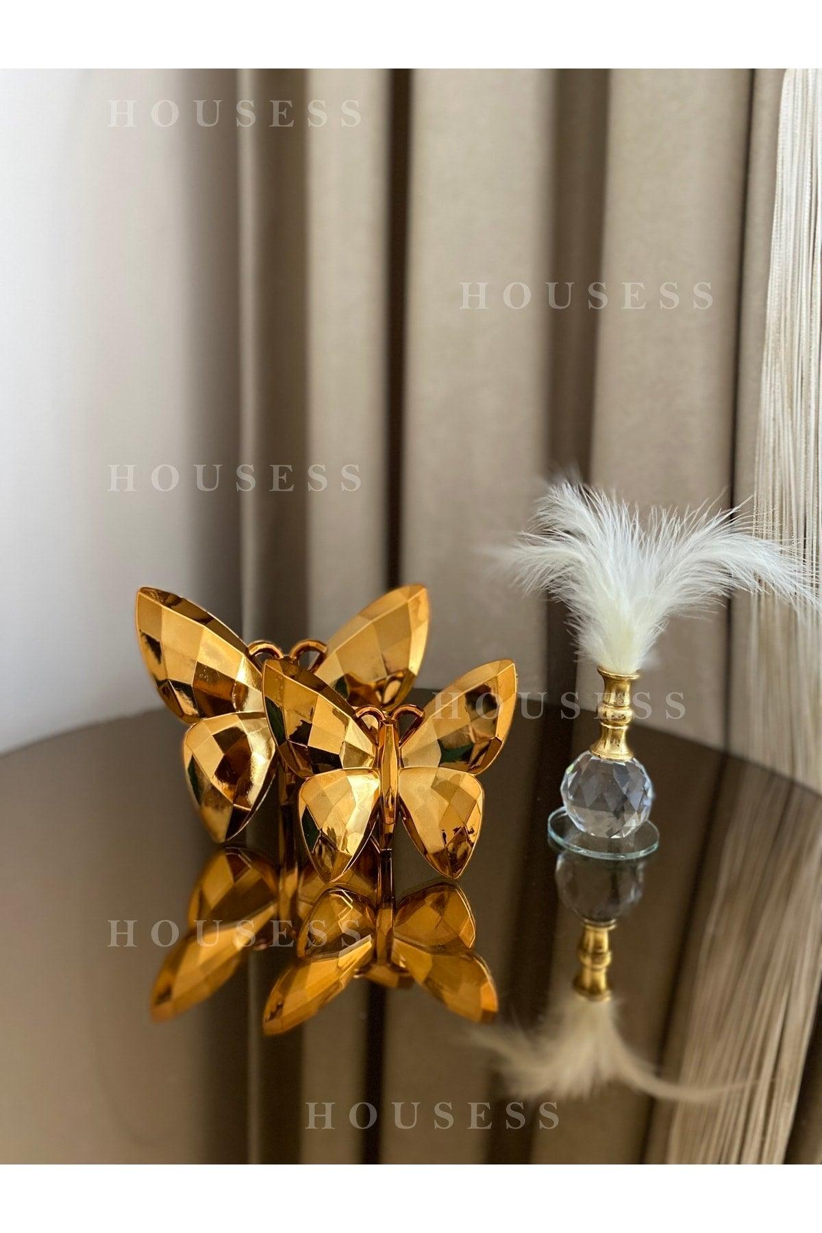 Decorative Butterfly And Feather Trinket Ornament - Swordslife