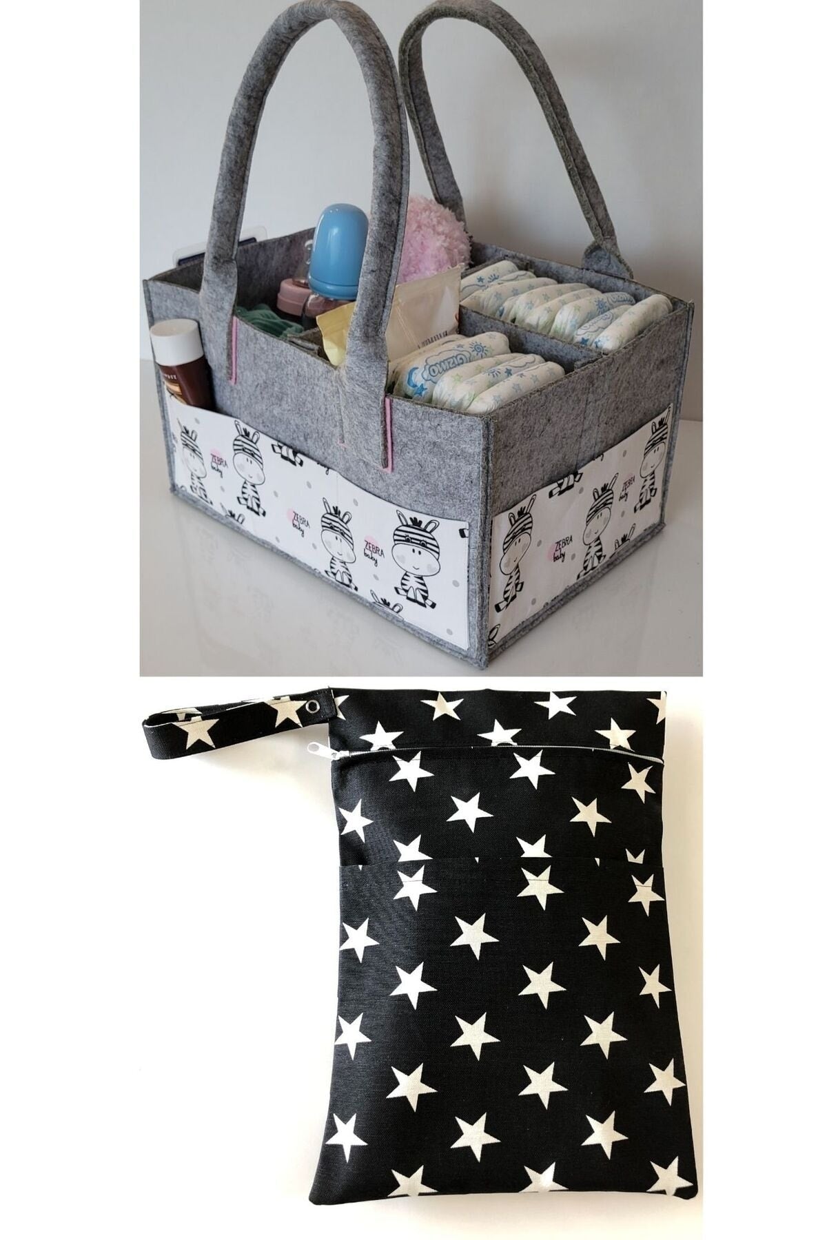 HANDMADE ORGANIZING AND HANGING FUNCTIONAL BABY BAG SET