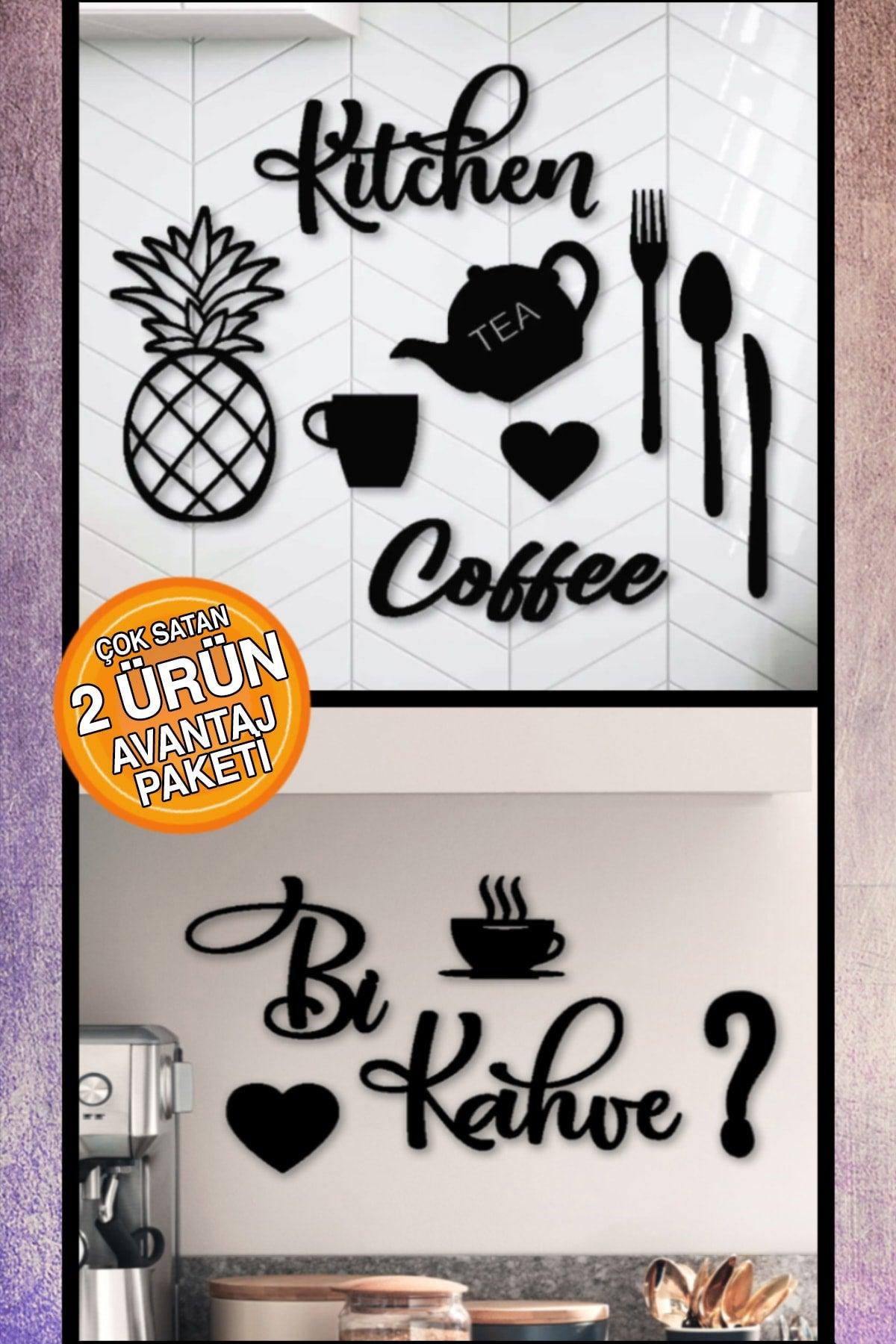 Kitchen + Bi Coffee Kitchen Wall Ornament Wall Decoration Product Wooden Table Set Gift - Swordslife