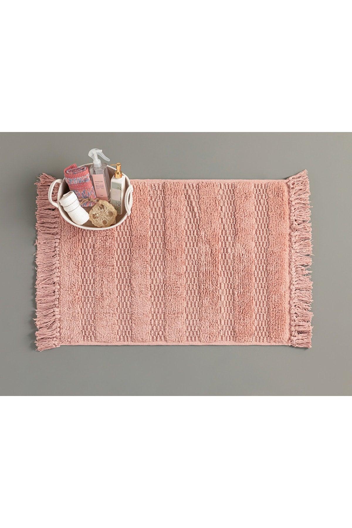 Ava Cotton Bath Mat 60x90 Cm Powder - Swordslife