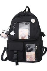 Design Multi-Compartment, Accessory, Korean Style, Domestic Production School Bag