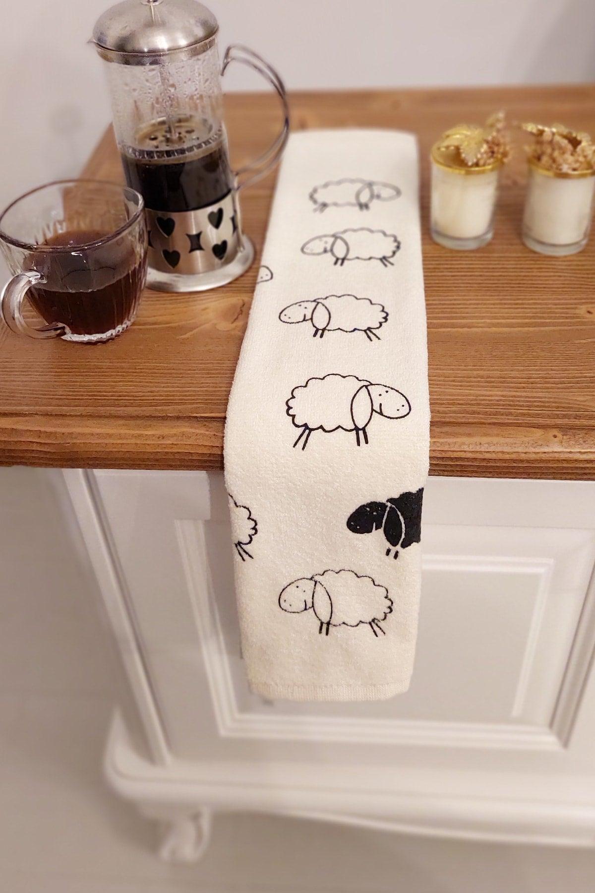 Kitchen Cotton Printed 30x50 Cm Hand Face Kitchen Towel Soft Patterned Water Absorbent Towel - Swordslife