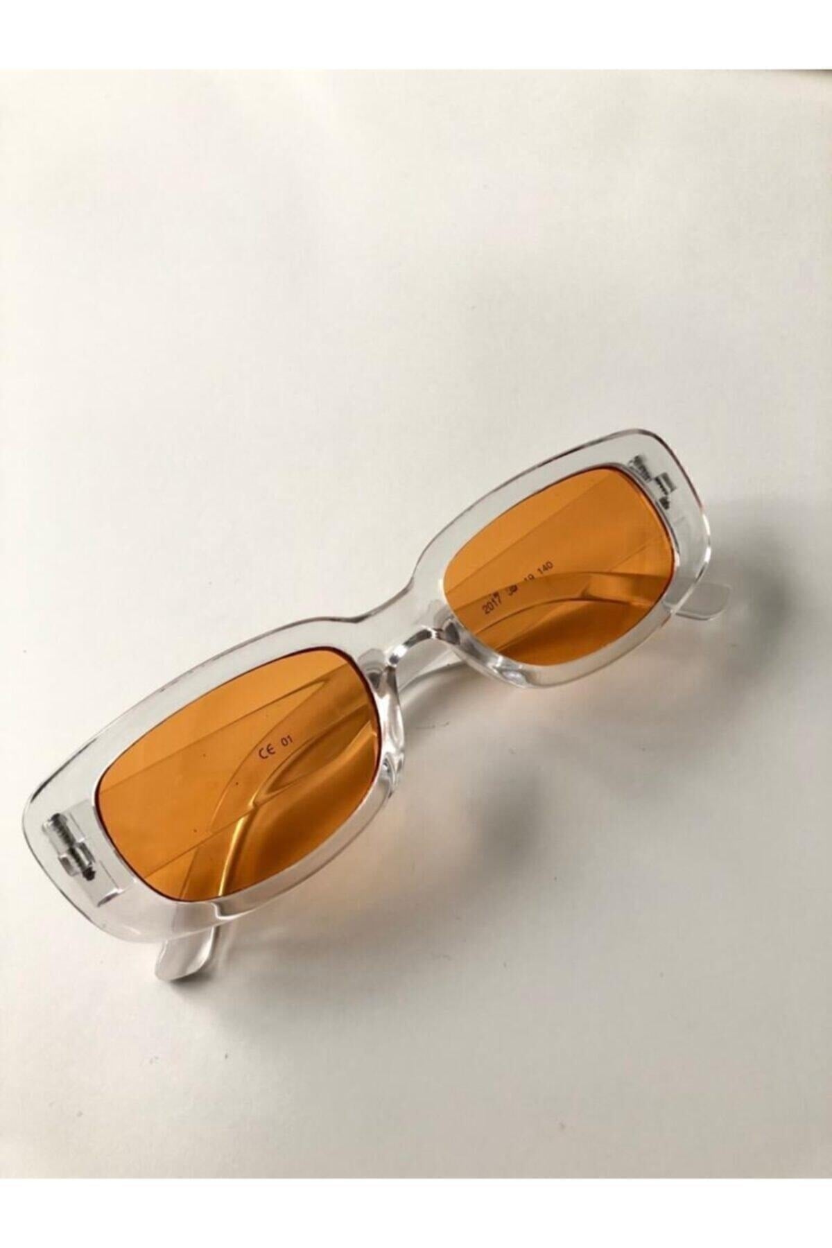 Unisex Vintage Sunglasses Transparent