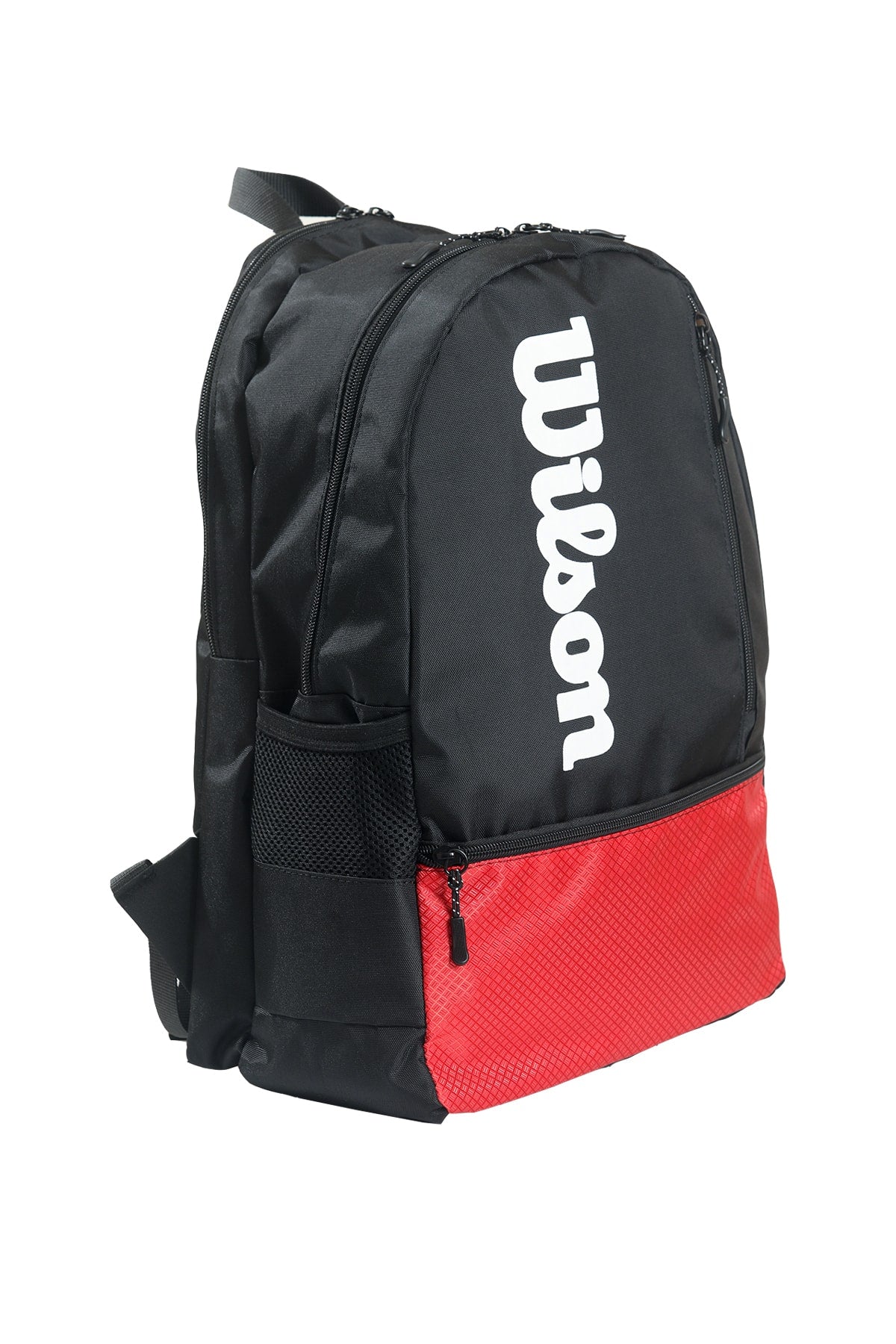 Black Red Backpack Unisex 4-Compartment Bag