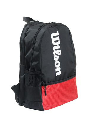 Black Red Backpack Unisex 4-Compartment Bag