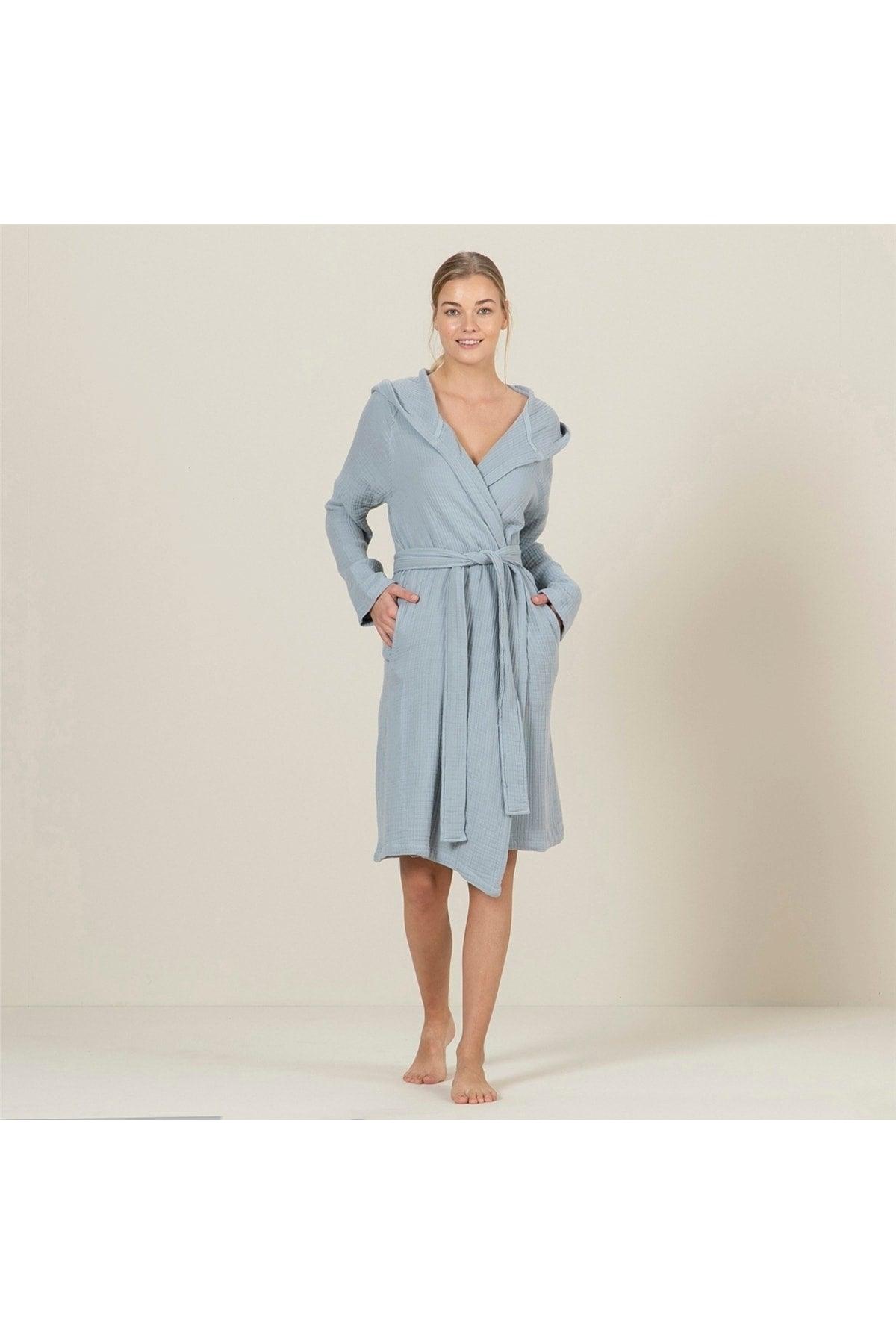 Armin Unisex Bathrobe Aqua - Swordslife