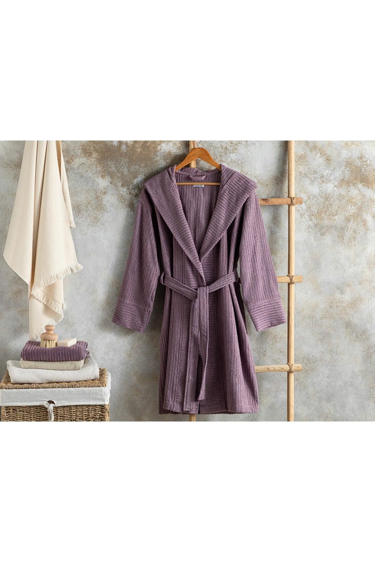 Stripe Cotton Cord Bathrobe - Swordslife