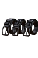 3 Pieces Men's Belt Suitable For Jeans And Canvas.